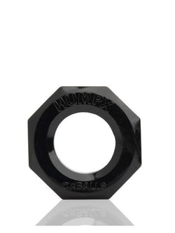 Oxballs HUMPX Cockring – Black, Clear & Steel