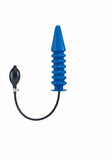 Inflatable Solid Ribbed Dildo – Large
