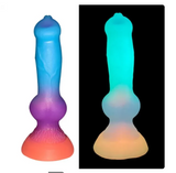 Glow-in-the-Dark Dog Knot Dildo & Beginner Fantasy Toy
