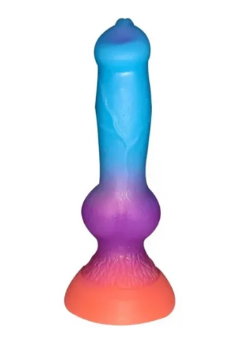 Glow-in-the-Dark Dog Knot Dildo & Beginner Fantasy Toy