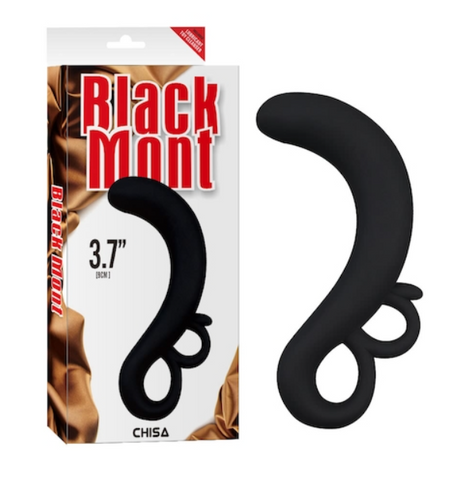 Black Mont – 3.7" Double-Loop Anal Plug