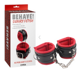 BEHAVE! Luxury Fetish Super Soft Cuffs