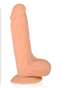 8" Realistic Dong with Scrotum