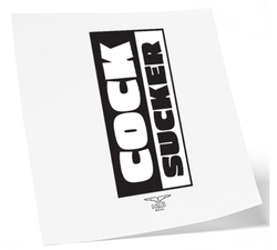 Mister B Temporary Tattoo – Cock Sucker