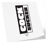 Mister B Temporary Tattoo – Cock Sucker