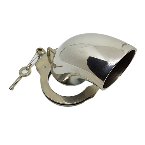 Cock Cuff – Heavy Steel Locking Restraint - SPECIAL PRICE