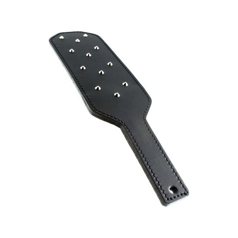 Mister B Impact Leather Paddle With Conestuds – Large SPECIAL PRICE!