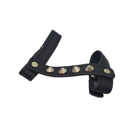 Studded Leather Cock & Ball Strap